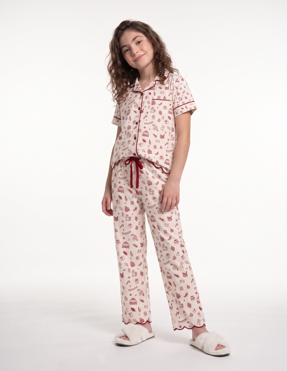 Conjunto pijama para niña
