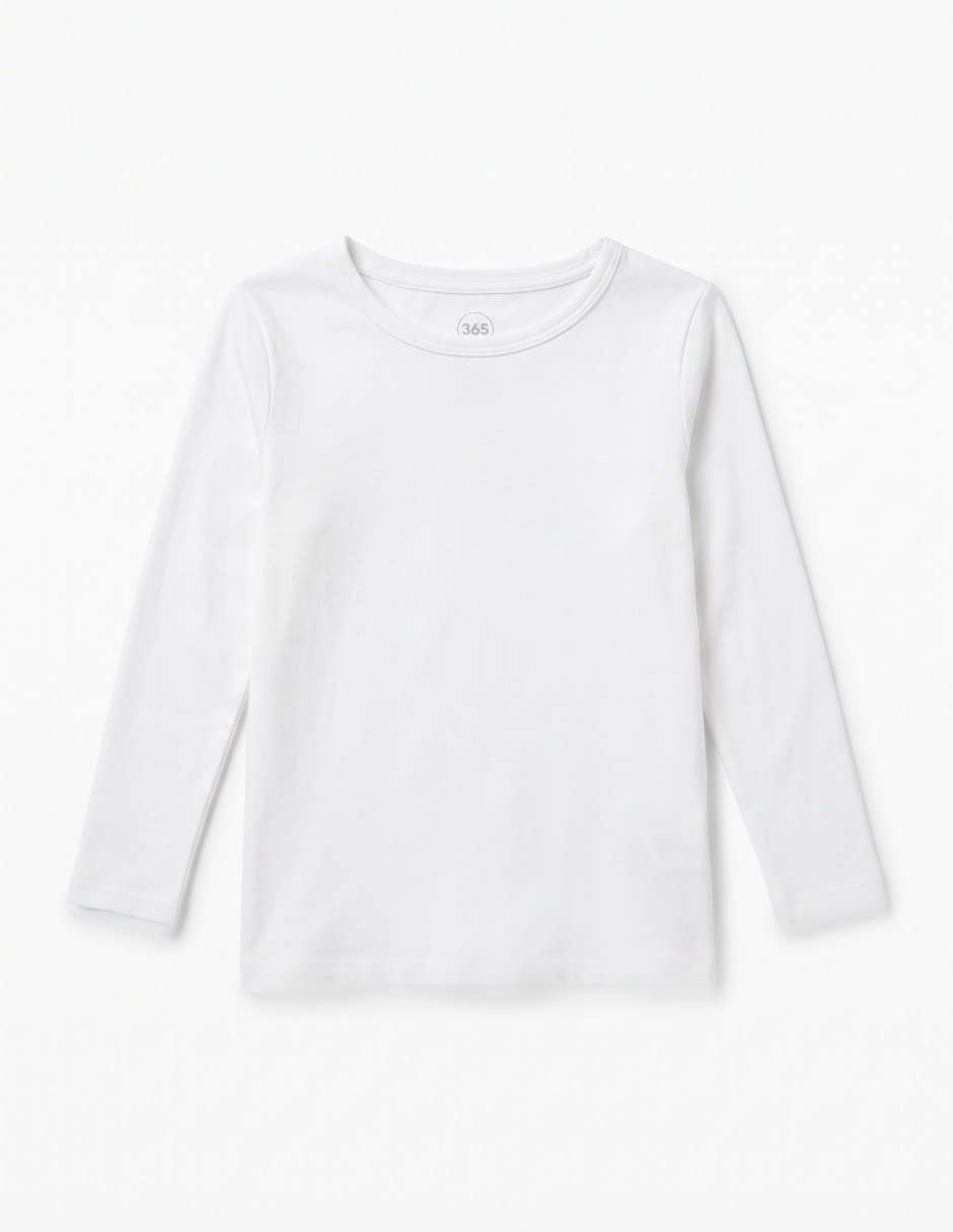 Camiseta cuello redondo para niña 3