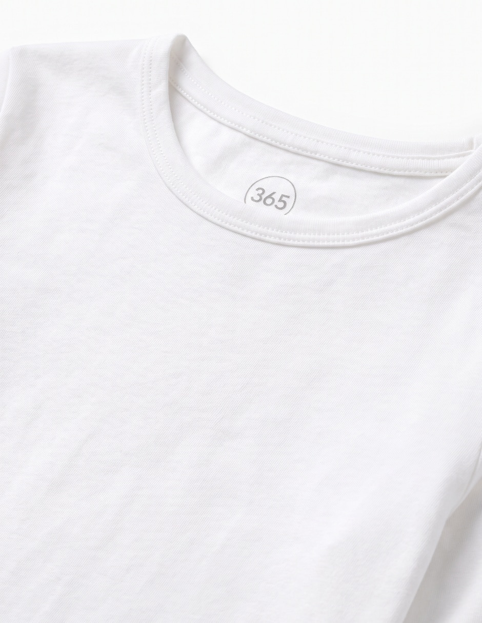 Camiseta cuello redondo para niña 5