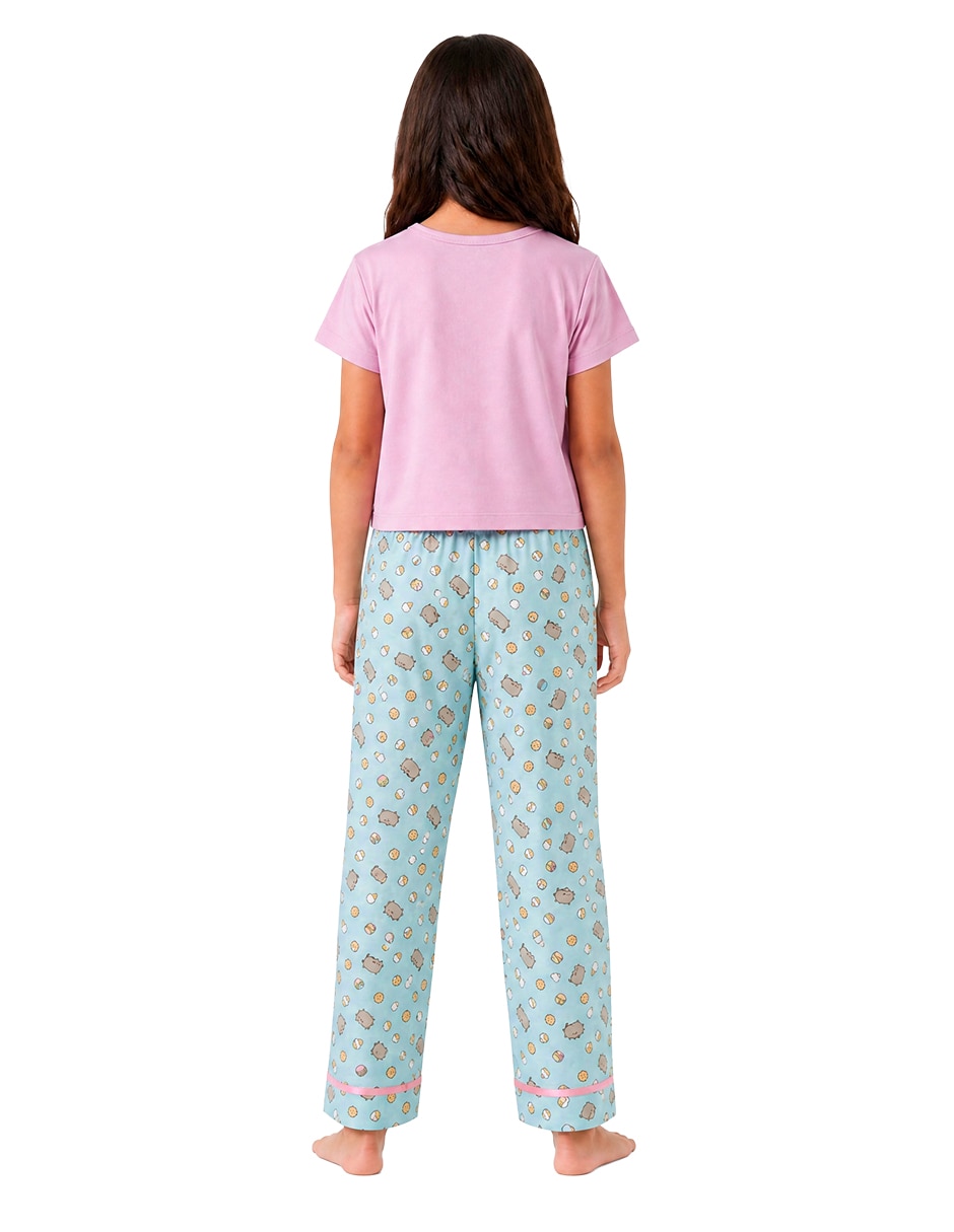 Conjunto pijama pusheen , para niña