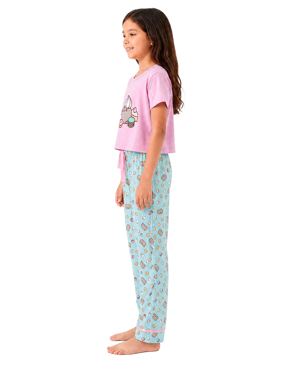Conjunto pijama pusheen , para niña
