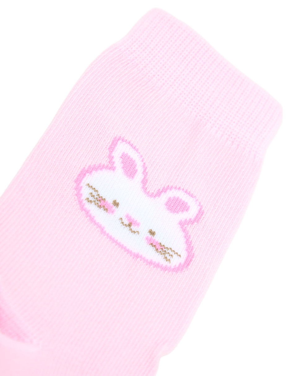 Set de calcetín Punto Blanco de algodón para niña 5 pares