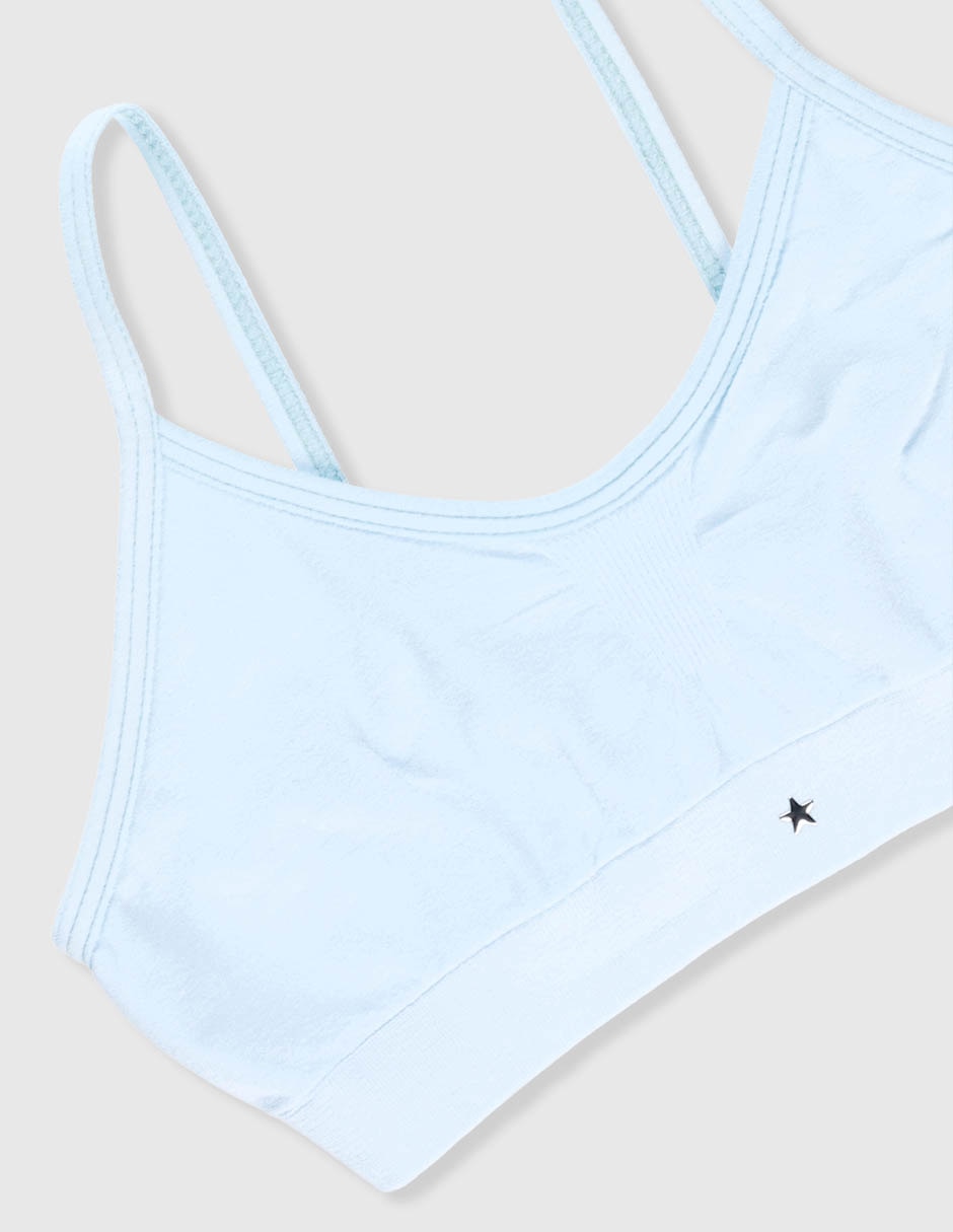 Top punto blanco para niña