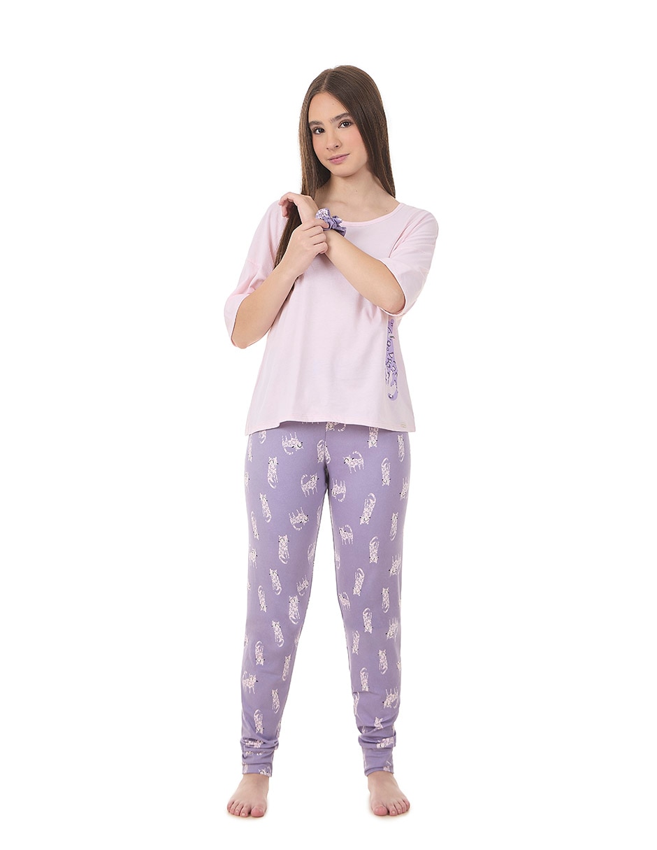 Conjunto pijama Meow Wow para niña