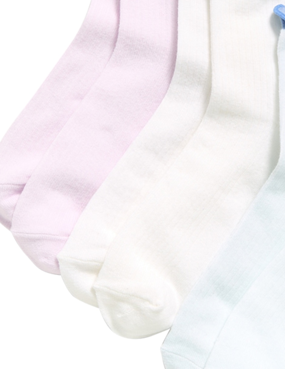 Calcet’n old navy de algodón para niña 3 pares