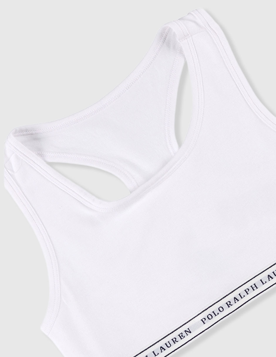 Set brassiere racer back para niña 7
