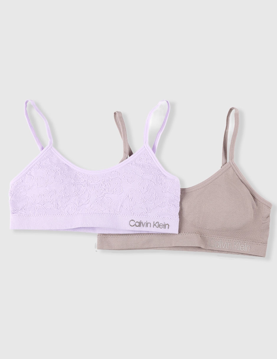 Set bralette Calvin Klein para niña