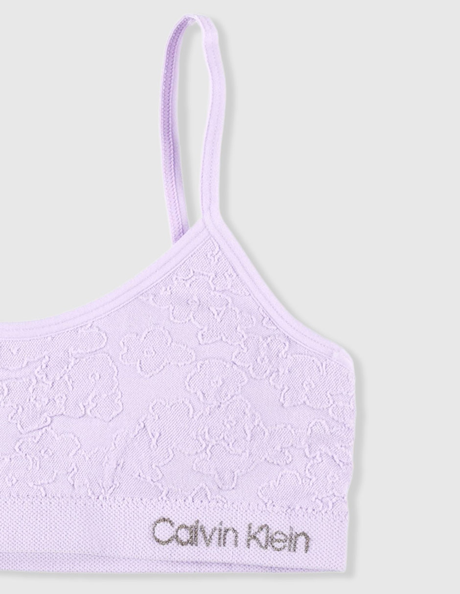 Set bralette Calvin Klein para niña