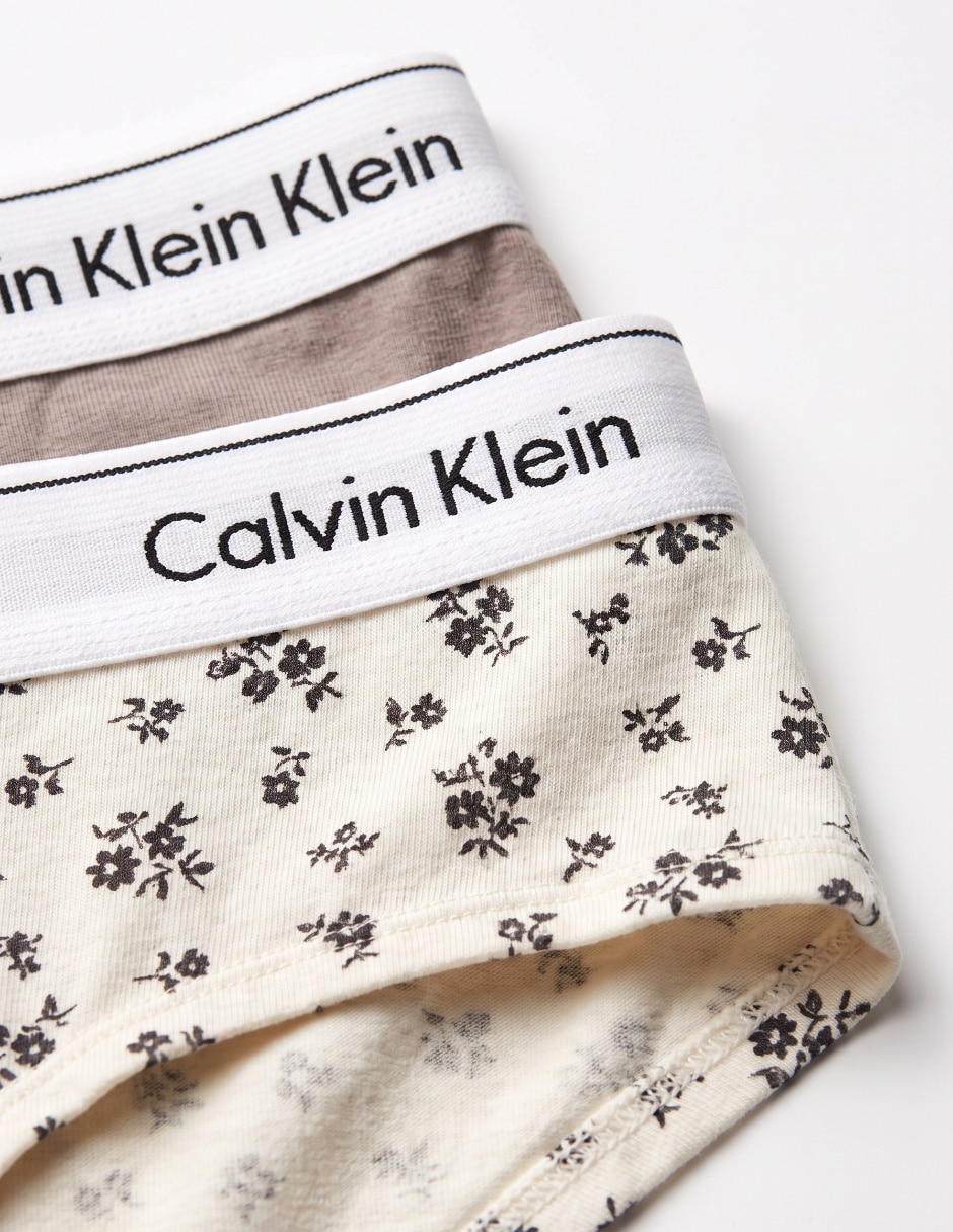 Calzón Calvin Klein de algodón para niña 3