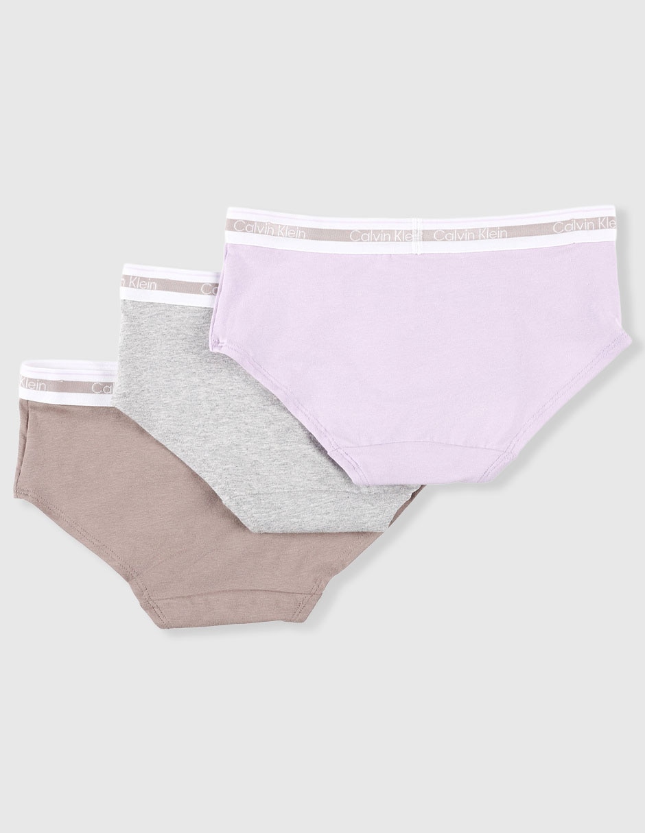 Set de 3 piezas calzón Calvin Klein para mujer