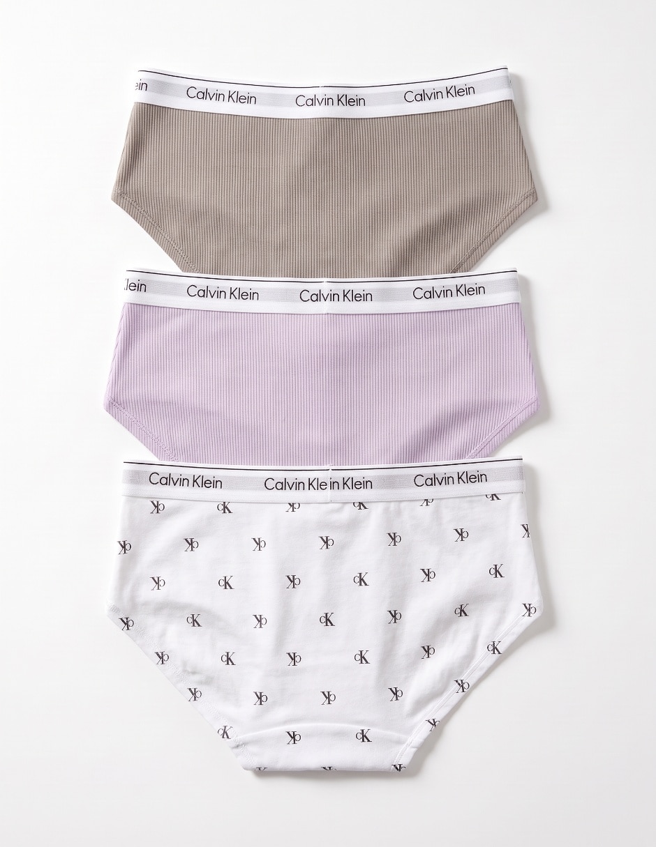 Calzón Calvin Klein de algodón para niña 2
