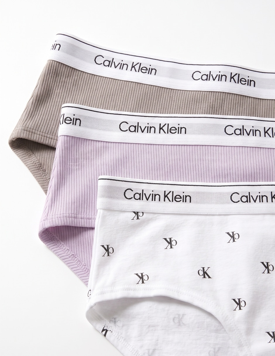 Calzón Calvin Klein de algodón para niña 3