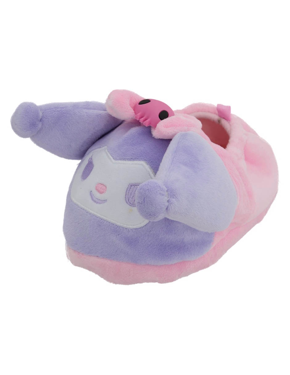 Pantufla Sanrio Kuromi para niña