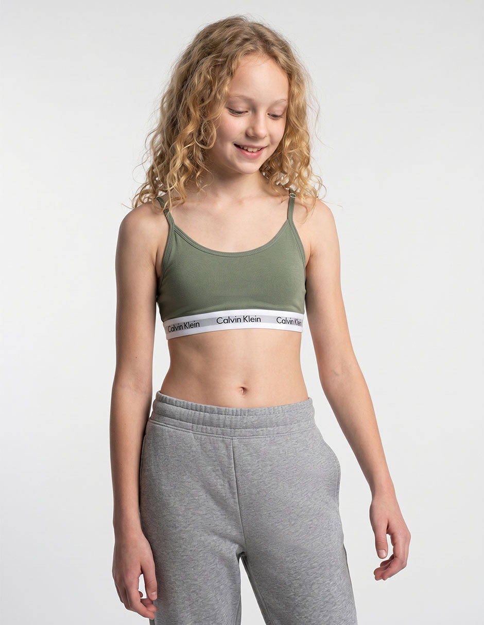 Bralette calvin klein para niña