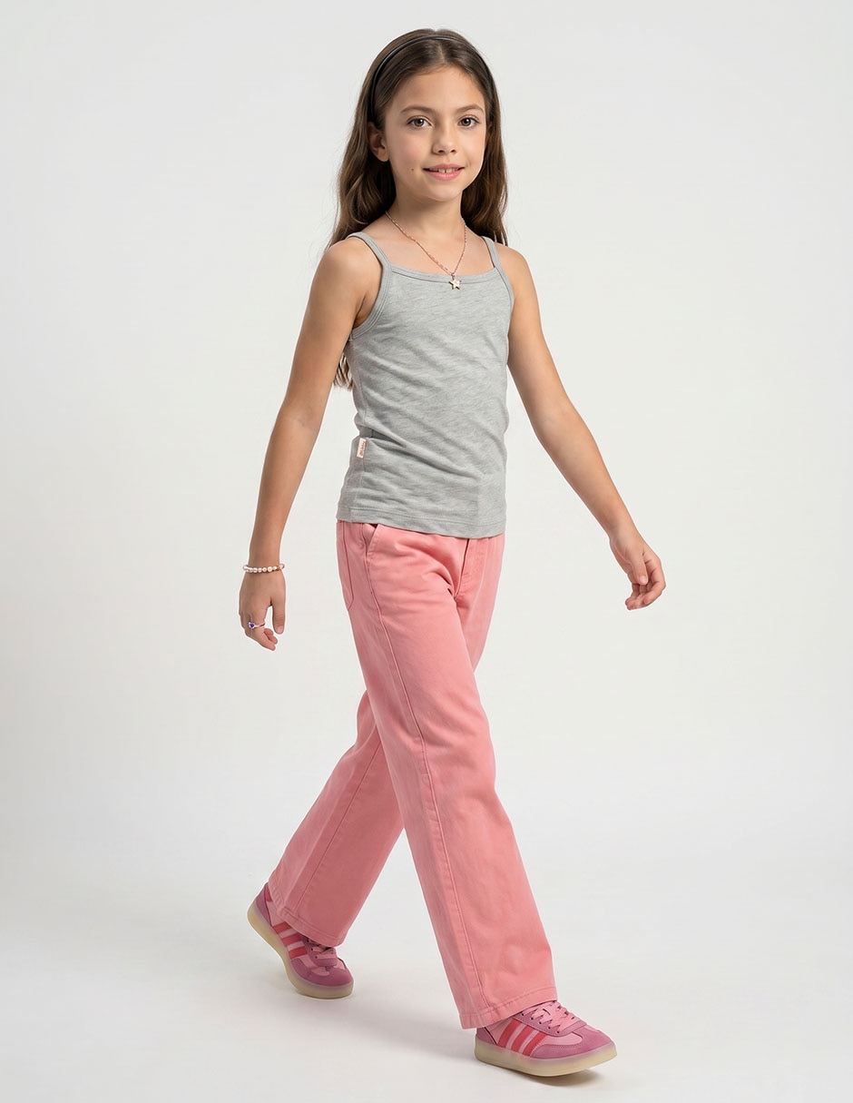 Camiseta cuello asimétrico baby creysi comfortable para niña