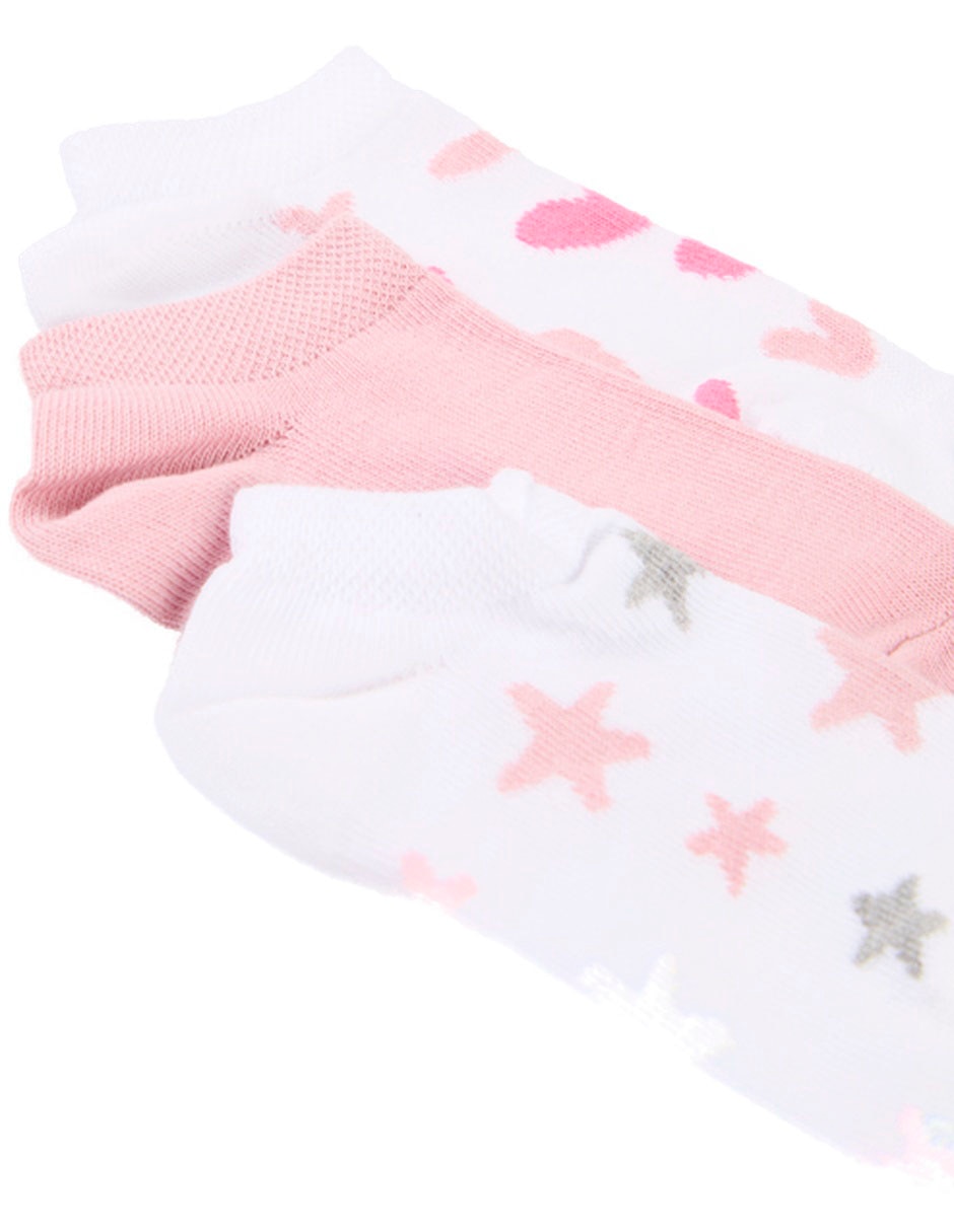 Set tín de algodón para niña 3 pares 2