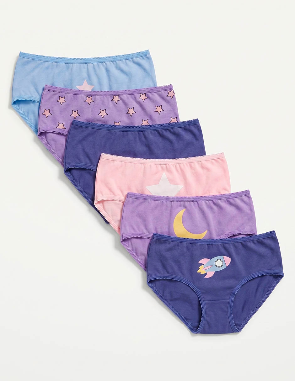Set panty de algodón para niña