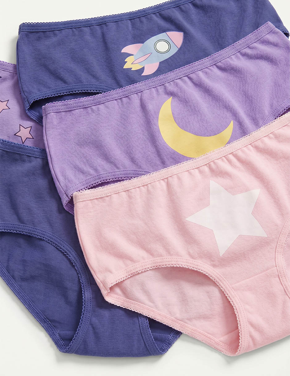 Set panty de algodón para niña 3