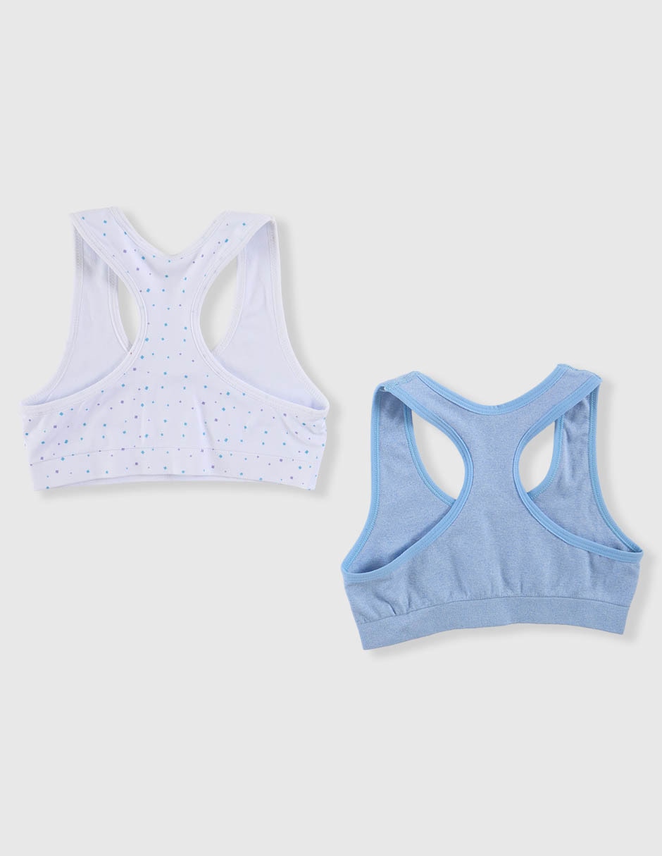 Top punto blanco para niña