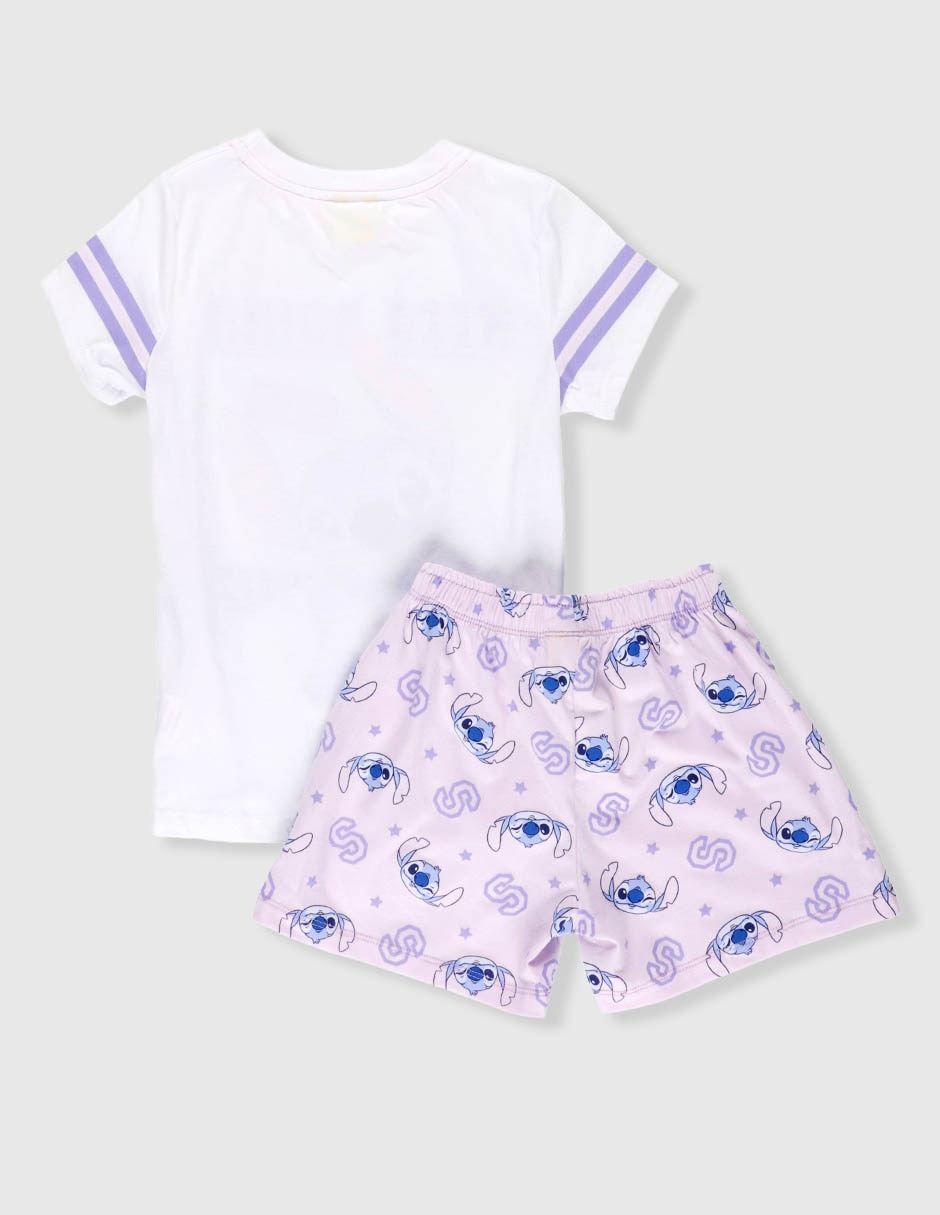 Conjunto pijama disney stitch infantil niña