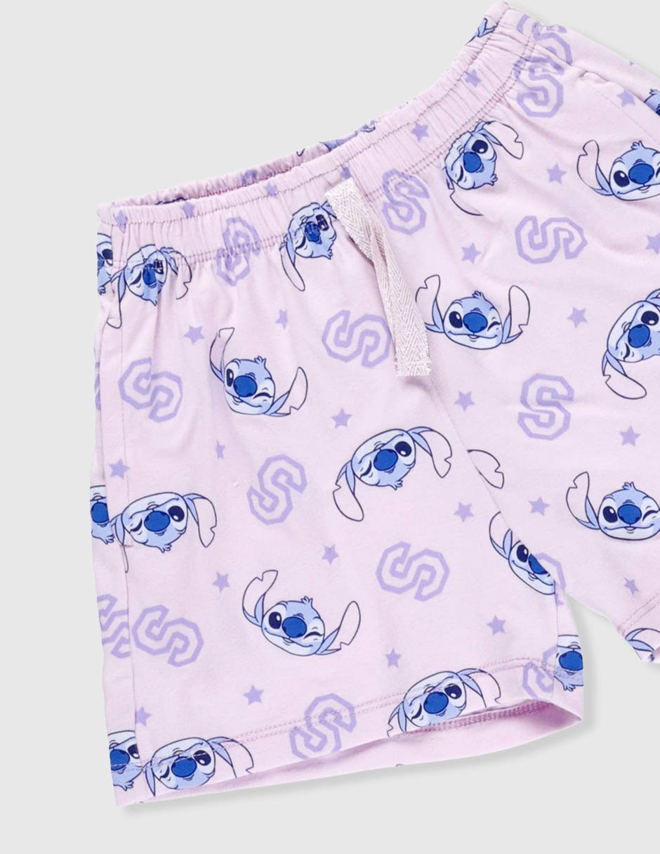 Conjunto pijama disney stitch infantil niña