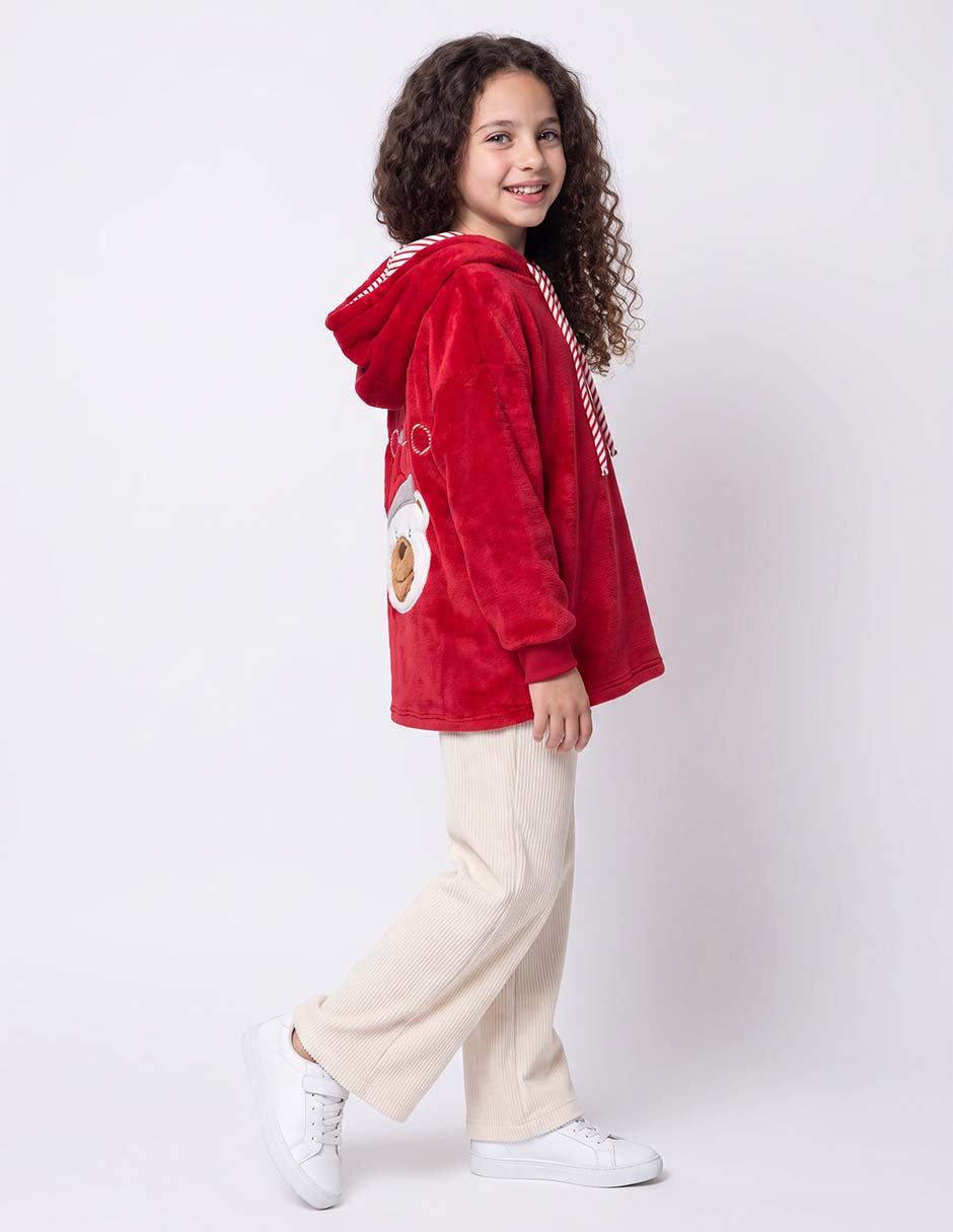 Sudadera bolo para niña