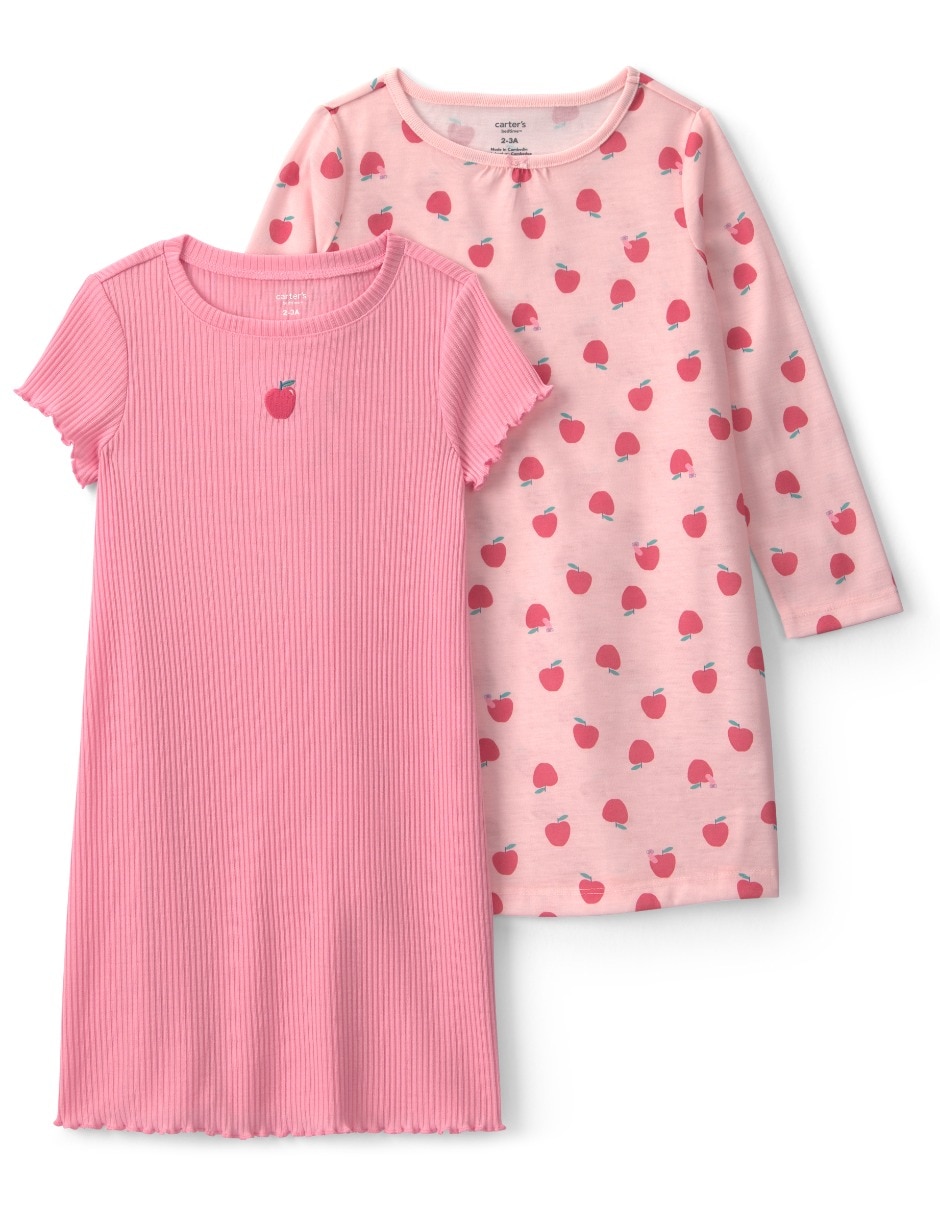 Set de camisón de algodón para niña