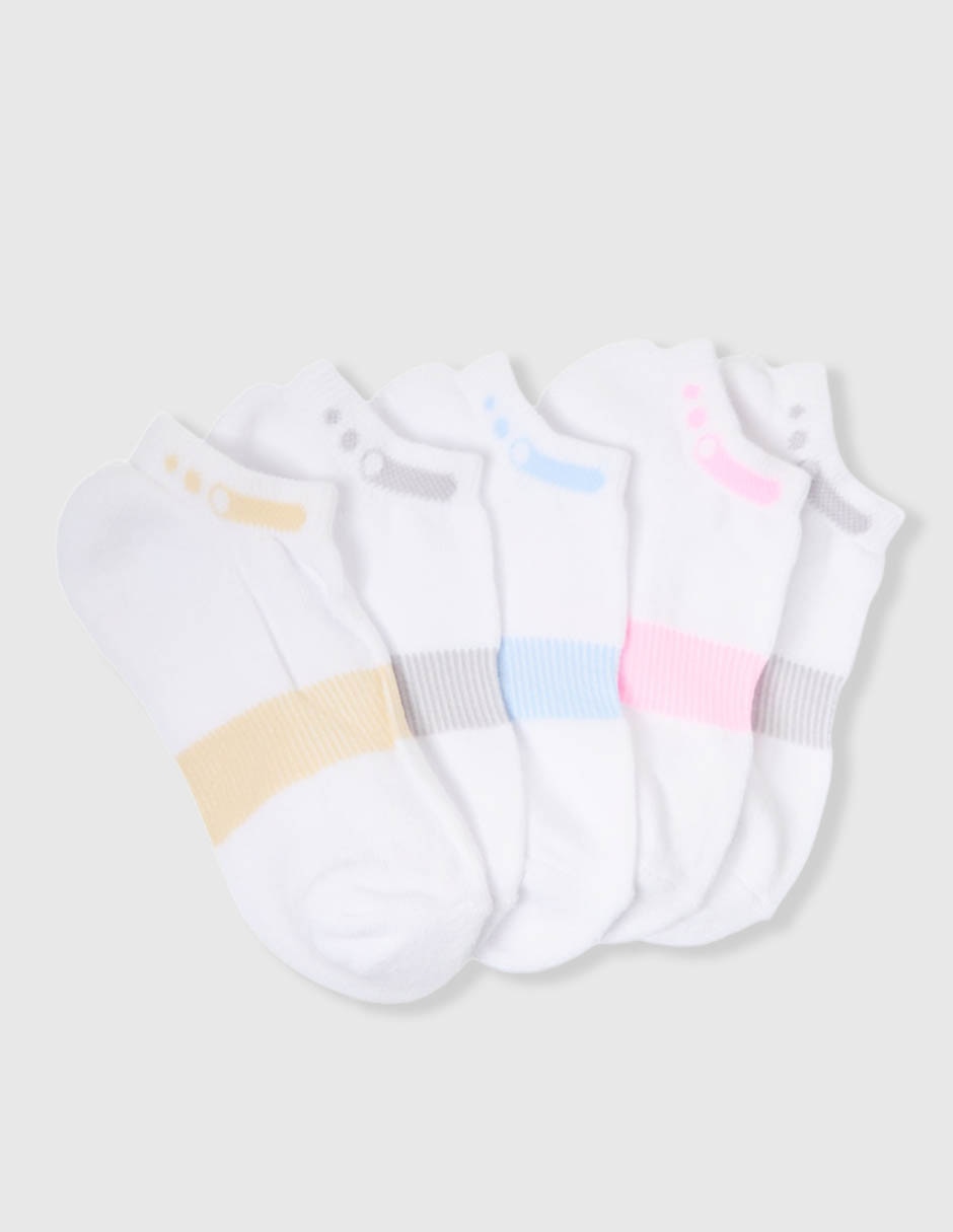 Set de tin de algodón para niña 5 pares