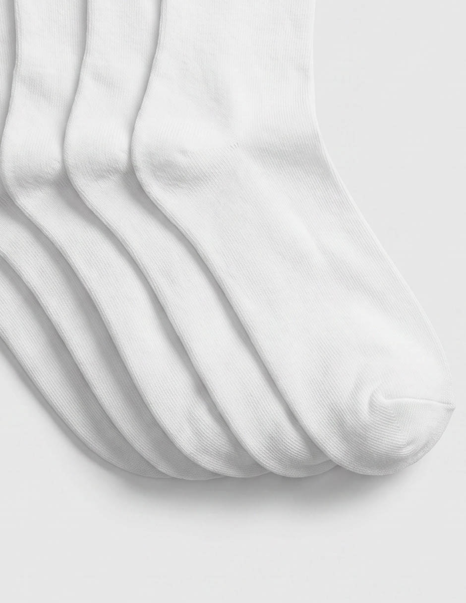 Calceta De Algodón Para Niño 5 Pares 3