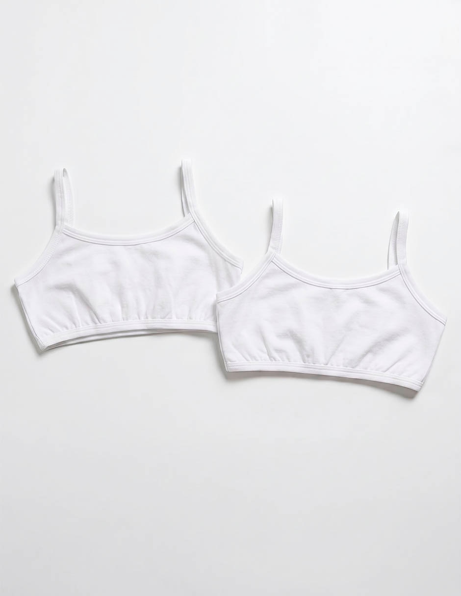 Set corpiño Baby de algodón para niña Set corpiño Baby de algodón para niña