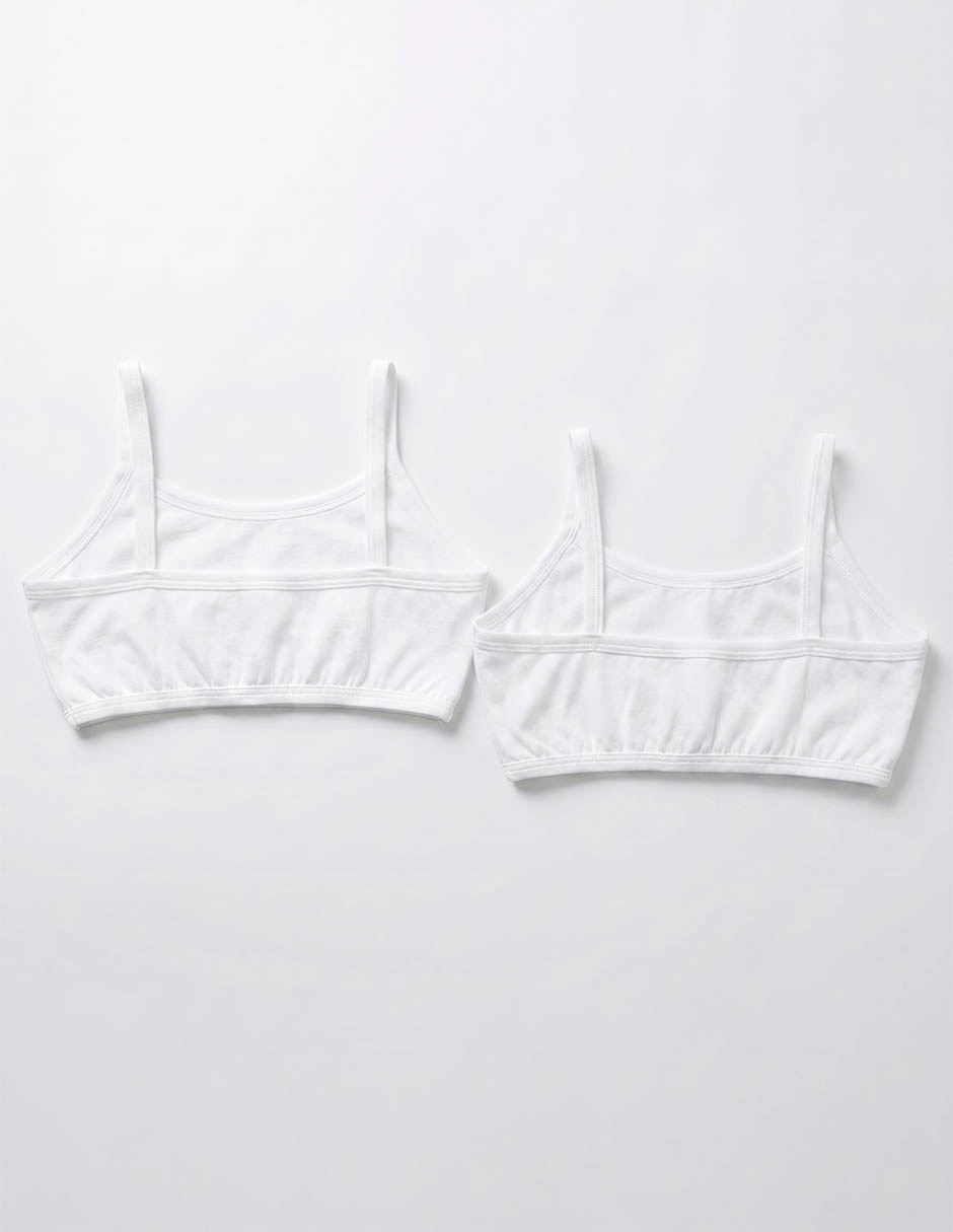 Set corpiño Baby de algodón para niña 2