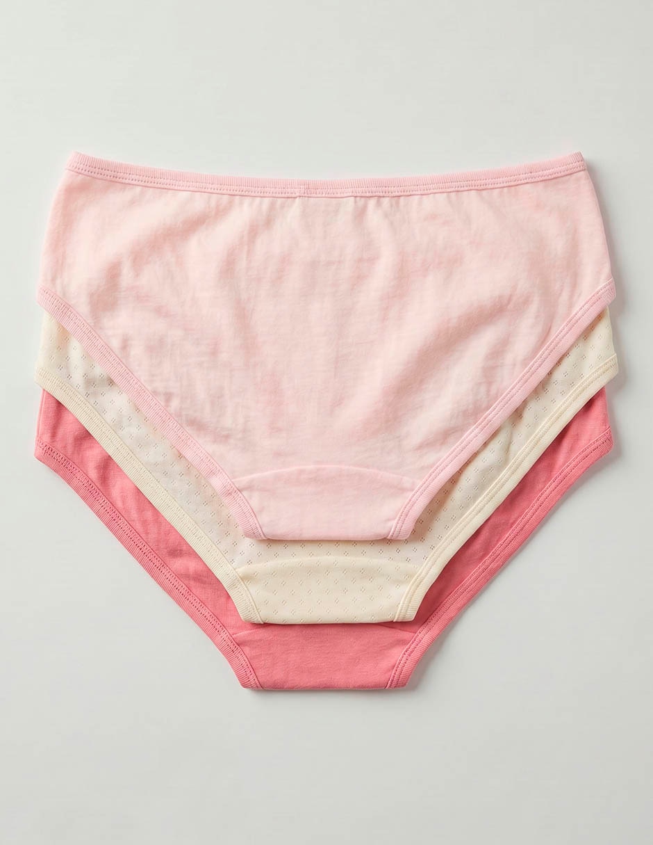 Set panty de algodón para niña 2