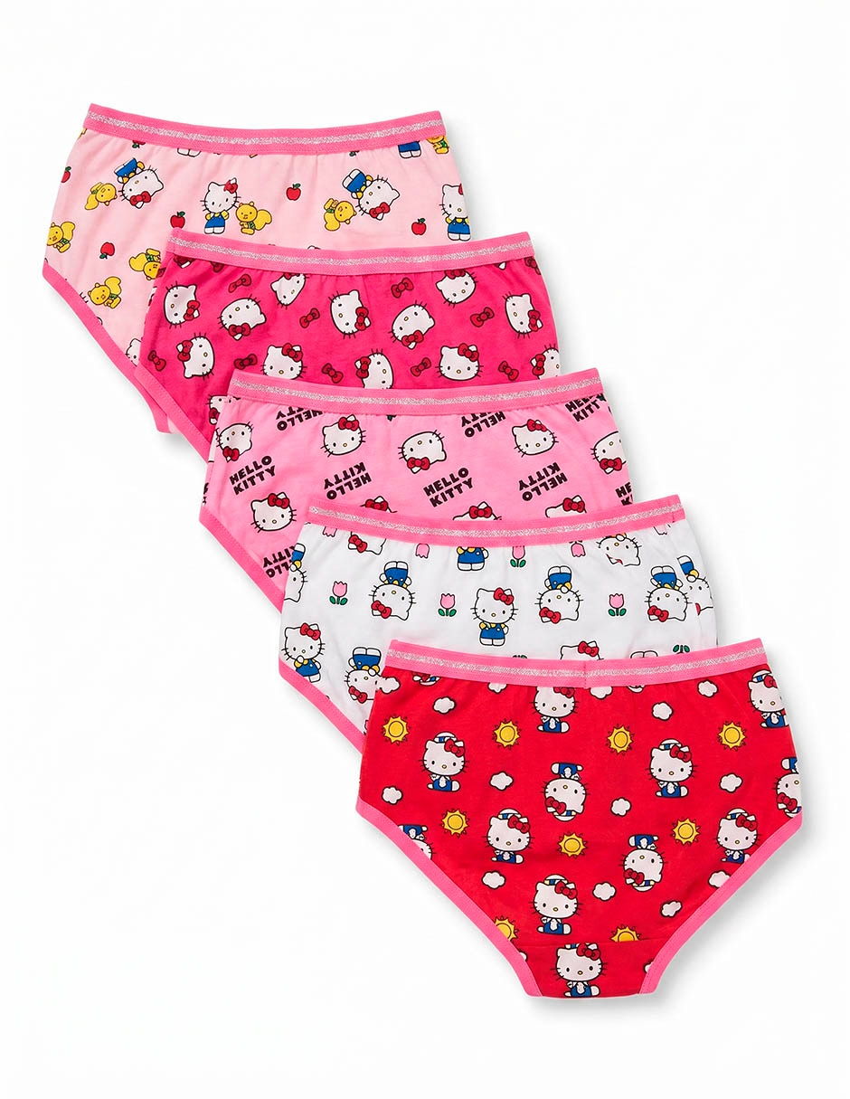 Set de calzones para niña 5 piezas 2