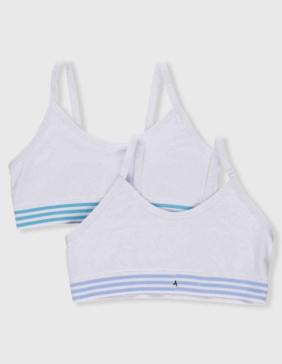 Set corpiño punto blanco para niña Set corpiño punto blanco para niña