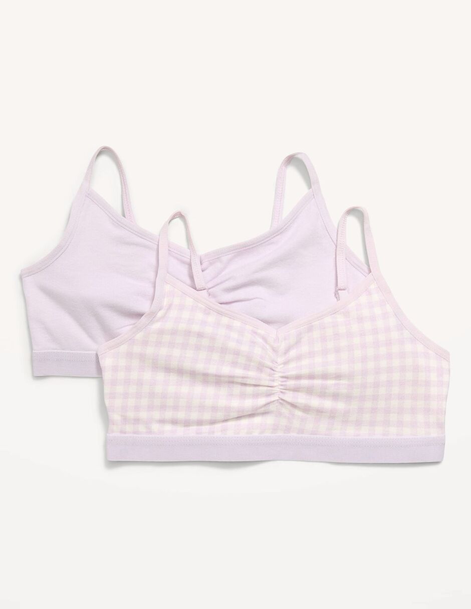 Set de top de algodón para niña