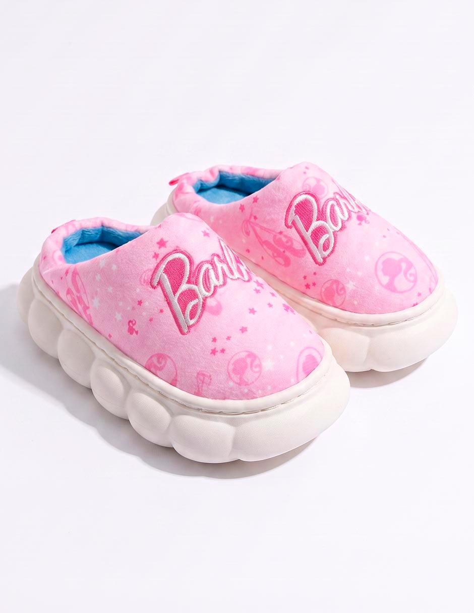 Pantufla barbie para niña