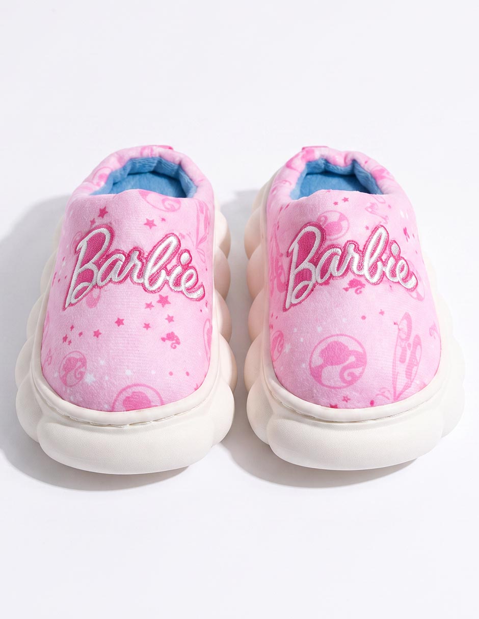 Pantufla barbie para niña
