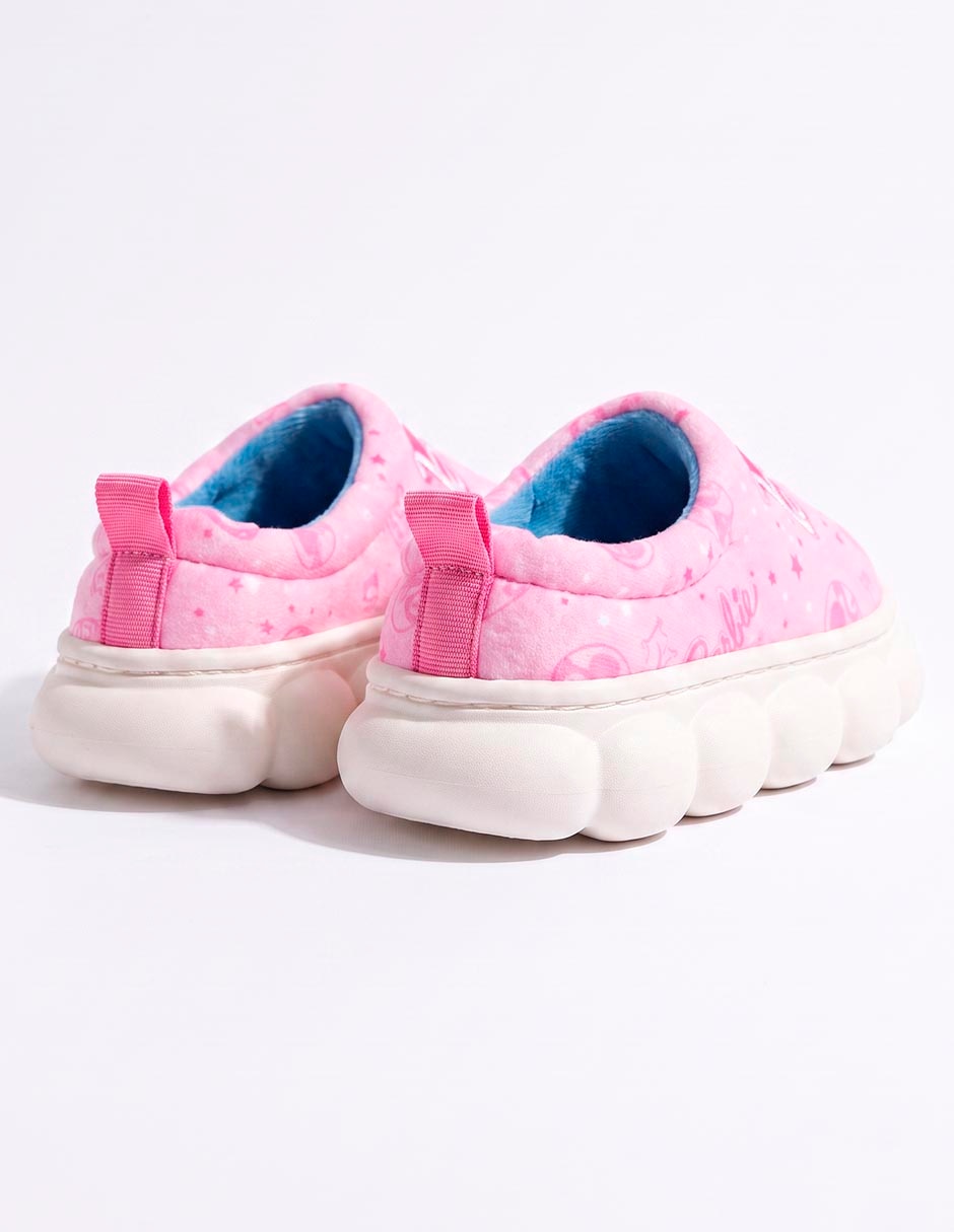Pantufla barbie para niña