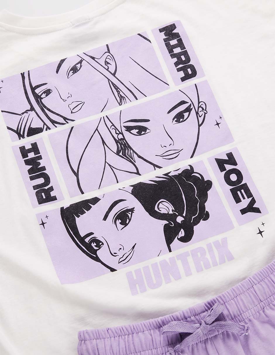Conjunto pijama Kpop demon hunters para niña 4