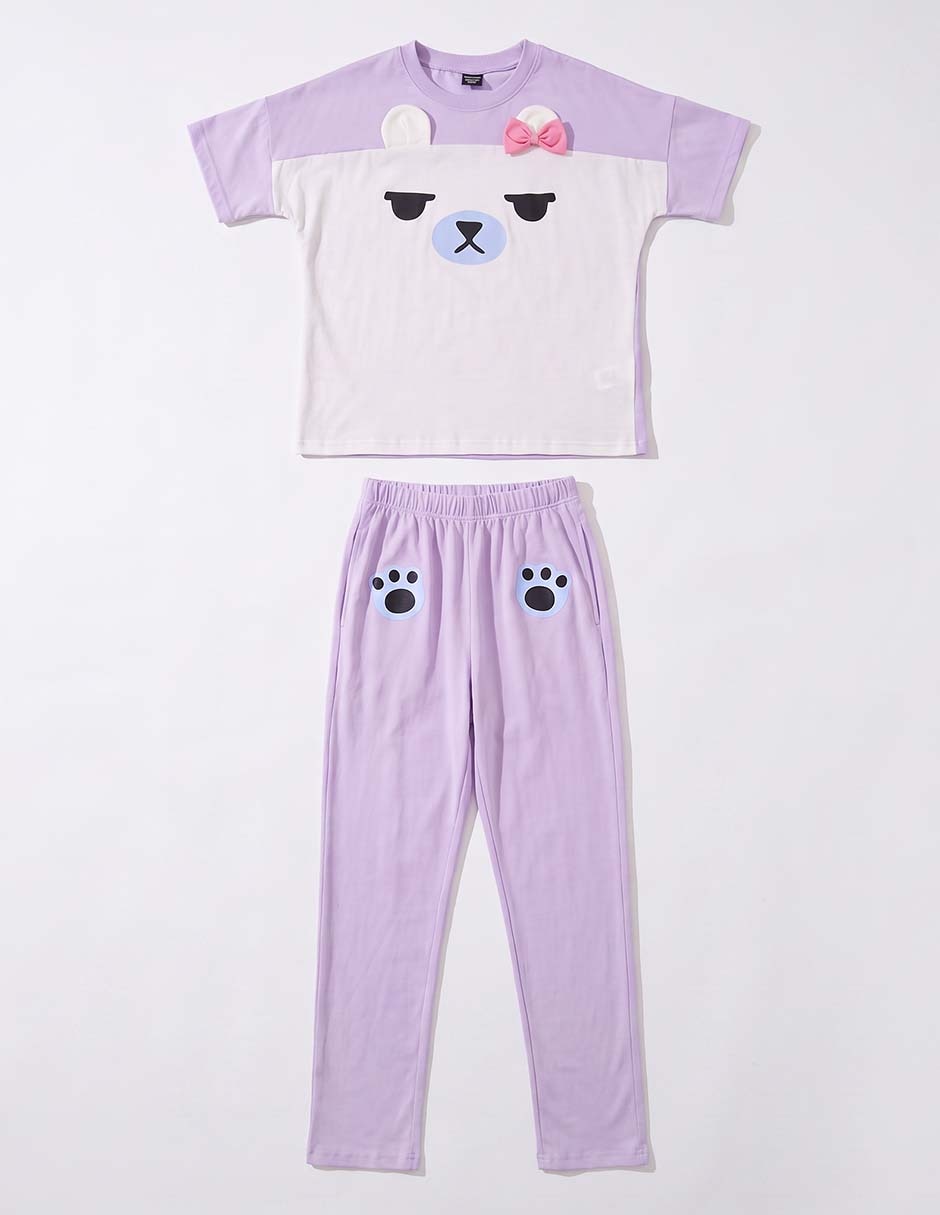 Conjunto pijama las guerreras k-pop para niña 2