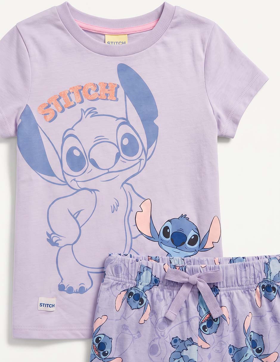 Conjunto pijama im stitch para niña 4
