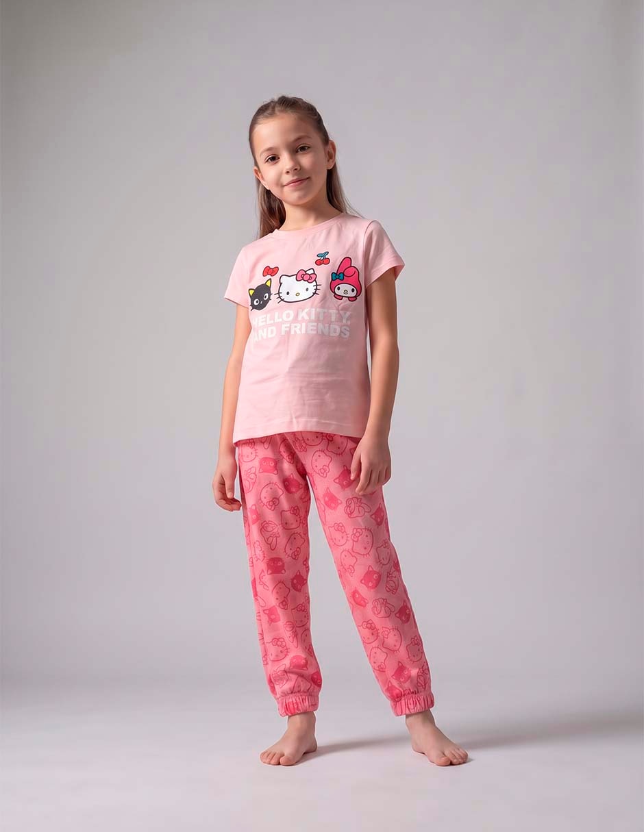 Conjunto pijama Hello Kitty and Friends para niña 4