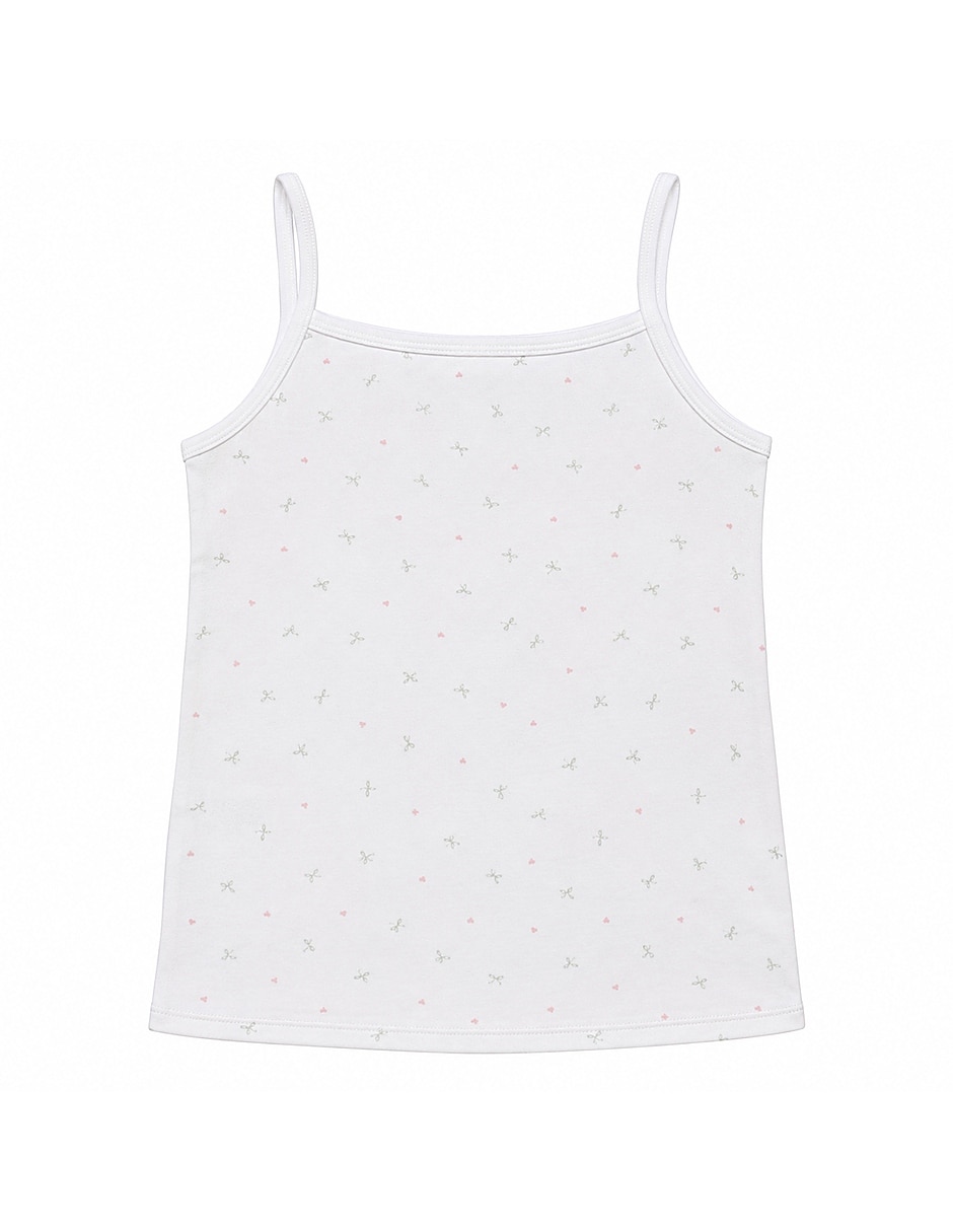 Camiseta cuello redondo essentials para niña 2