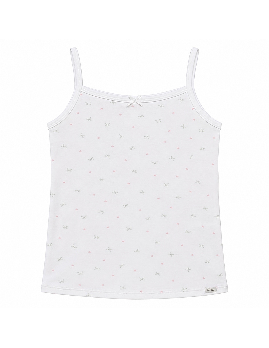 Camiseta cuello redondo essentials para niña 5