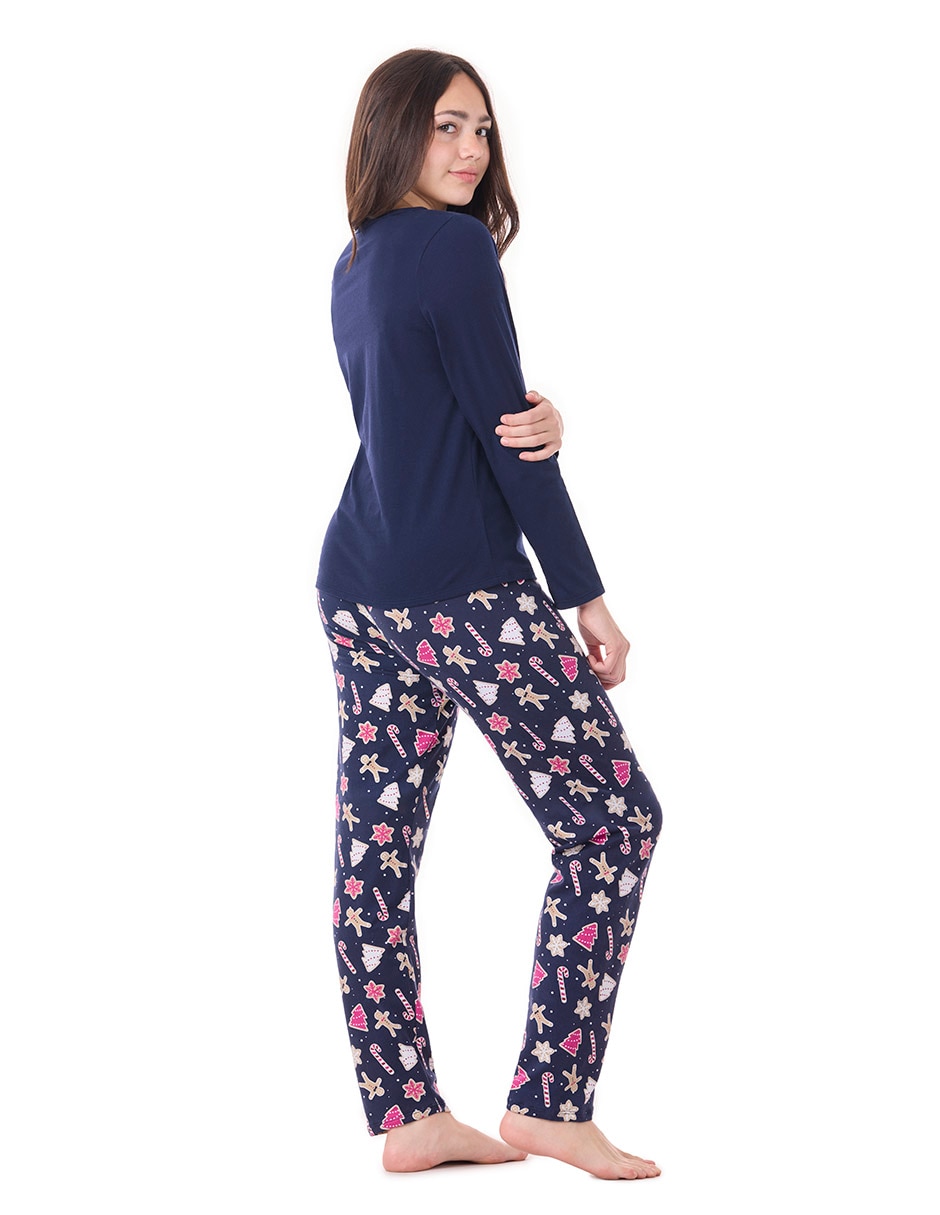 Conjunto pijama Ho Ho Holidays para niña 6