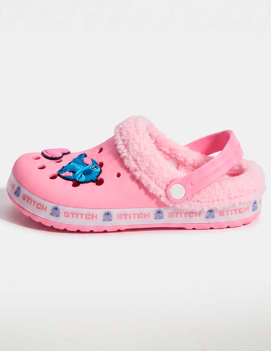 Pantufla stitch para niña