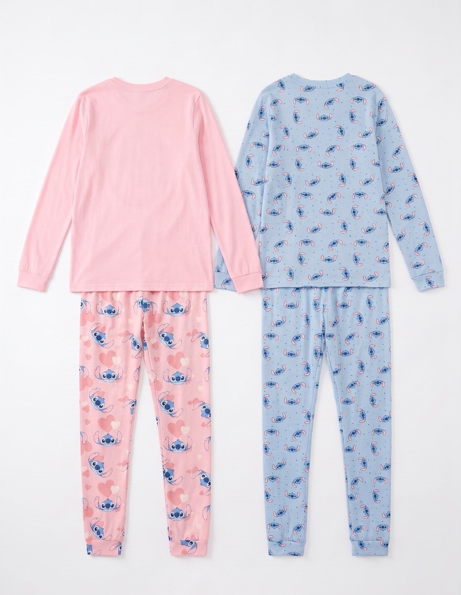 Set de pijamas Stitch para niña 2