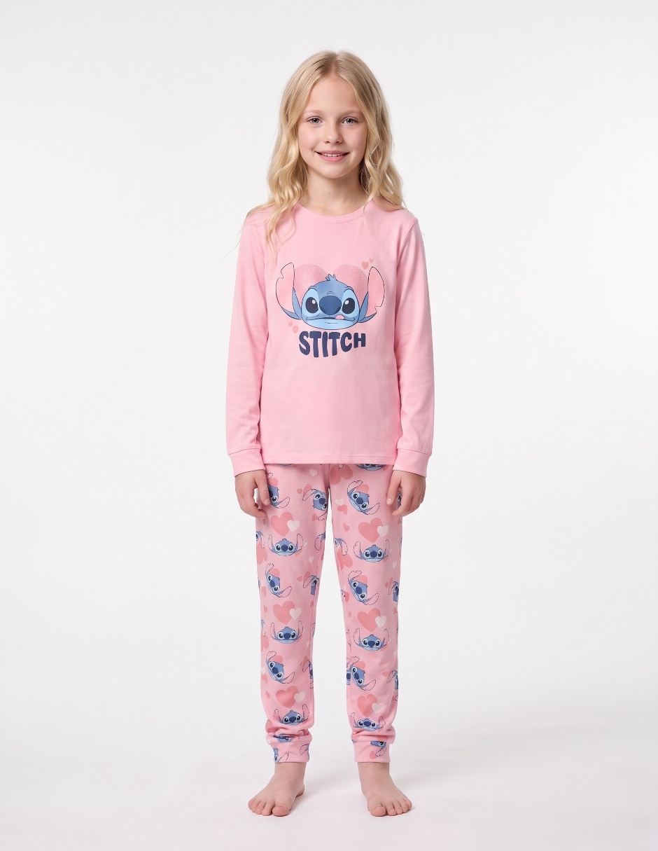 Set de pijamas Stitch para niña 4