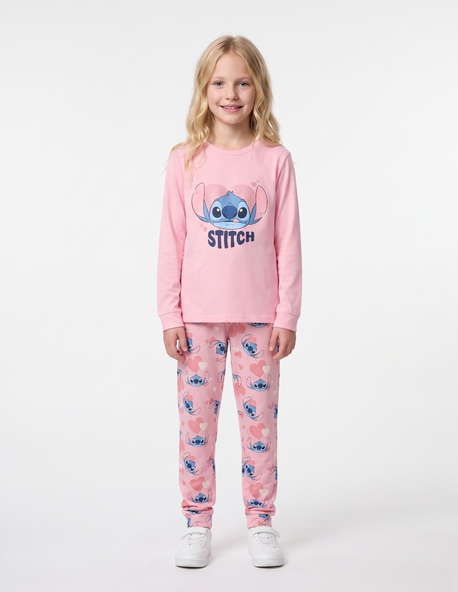 Set de pijamas Stitch para niña 5
