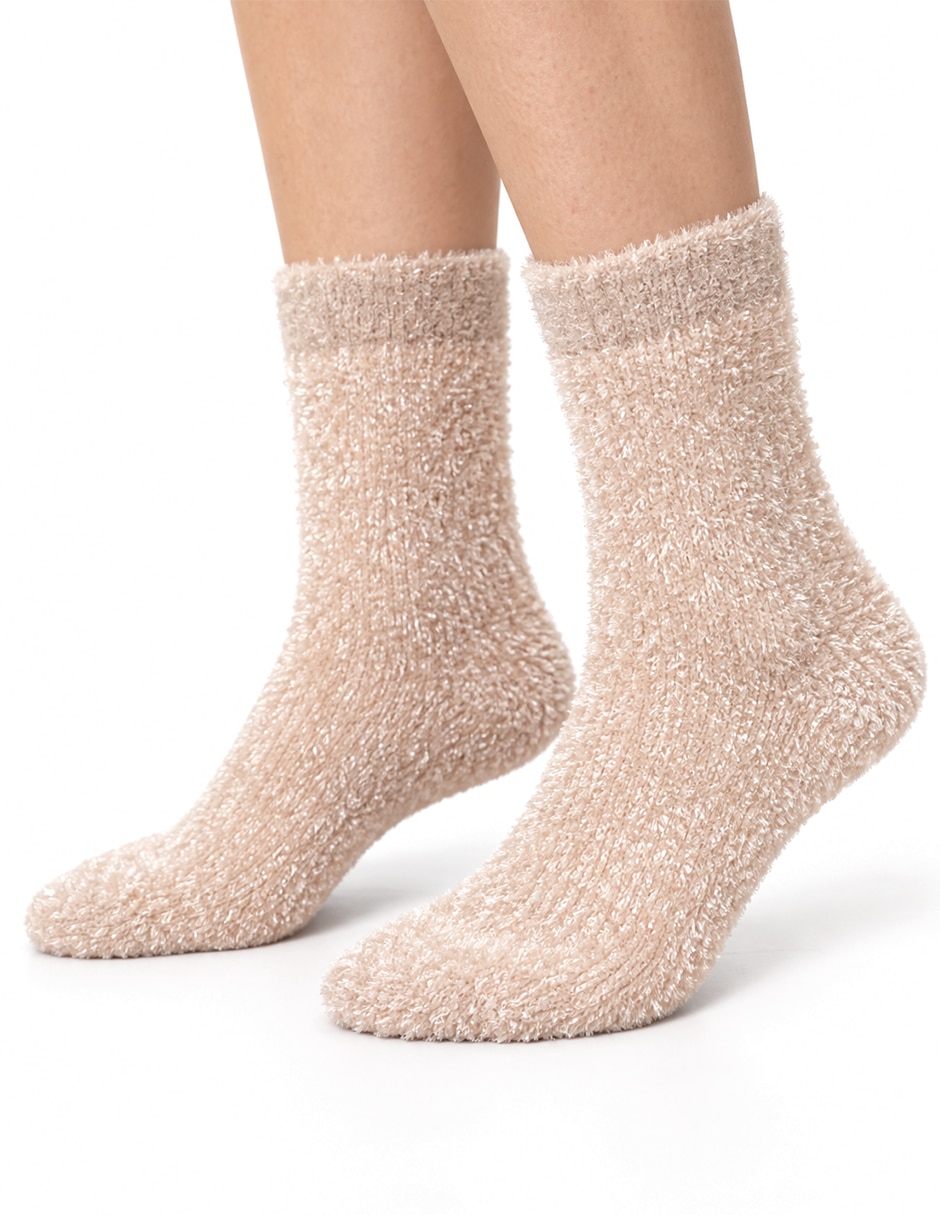Calcetín antiderrapante para niña 2 pares 3